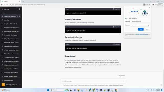 Creating a python win32 service смотреть онлайн