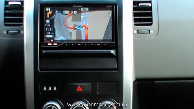 Nissan Xtrail Pioneer P4200DVD and navi unit WP9100 with IGO.mpg смотреть онлайн