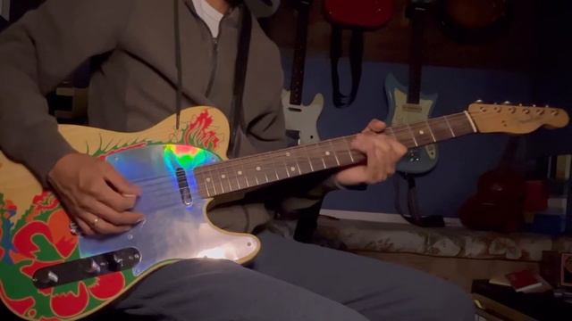 Soft playing on Fender Jimmy Page "Dragon" Telecaster (made in Mexico) on VOX AC10C1 смотреть онлайн