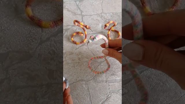 Microzmea Crochet. Микро змея крючком