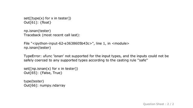 Pandas : Numpy isnan() fails on an array of floats (from pandas dataframe apply) смотреть онлайн
