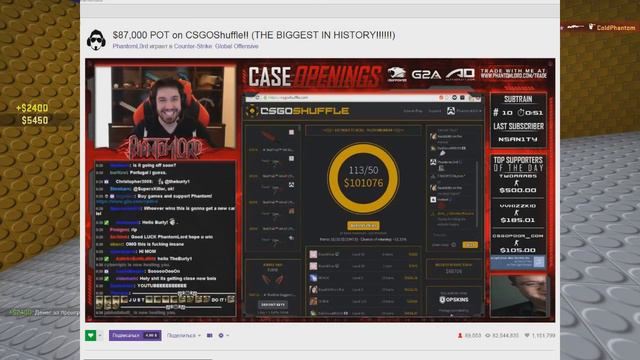 САМЫЙ БОЛЬШОЙ ДЖЕКПОТ В ИСТОРИИ $101076 !!! смотреть онлайн