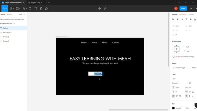 Parallax Animation in Figma смотреть онлайн