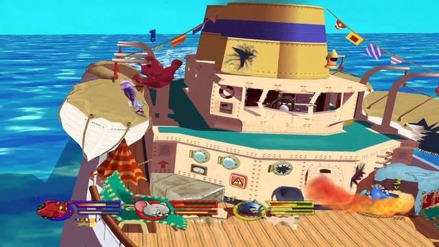 Tom and Jerry in War of the Whiskers HD Spike Vs Nibbles Vs Robot Cat Vs Monster Jerry (Master CPU) смотреть онлайн