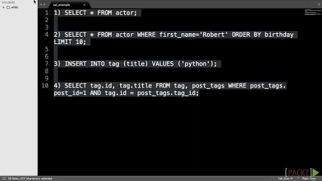 Mastering Flask : Connecting to the Database | packtpub.com смотреть онлайн