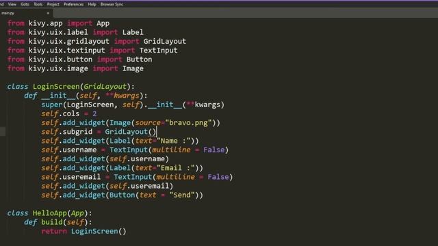 GridLayout in Kivy - centering a widget / widget nesting смотреть онлайн