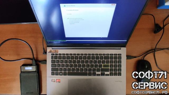 Asus Vivobook S15 M533IA установка Windows 10 смотреть онлайн