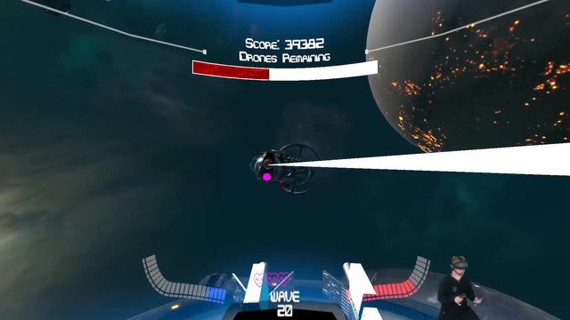 Drone Hunter VR: Sci-fi shump wave shooter gameplay on HTC Vive смотреть онлайн