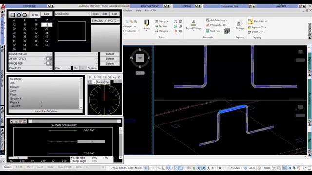 PractiPIPE Full Demo - 3D CAD System for BIM Modeling & Drafting смотреть онлайн