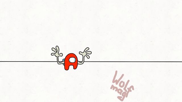 Как нарисовать мультик по амонг ас? Анимация в FlipaClip. Wolf Mag анимация. смотреть онлайн