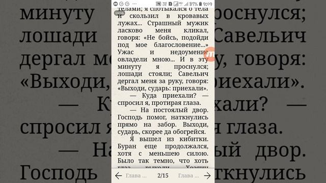 "Капитанская дочка", 2 Глава, "Вожатый", А.С.Пушкин смотреть онлайн