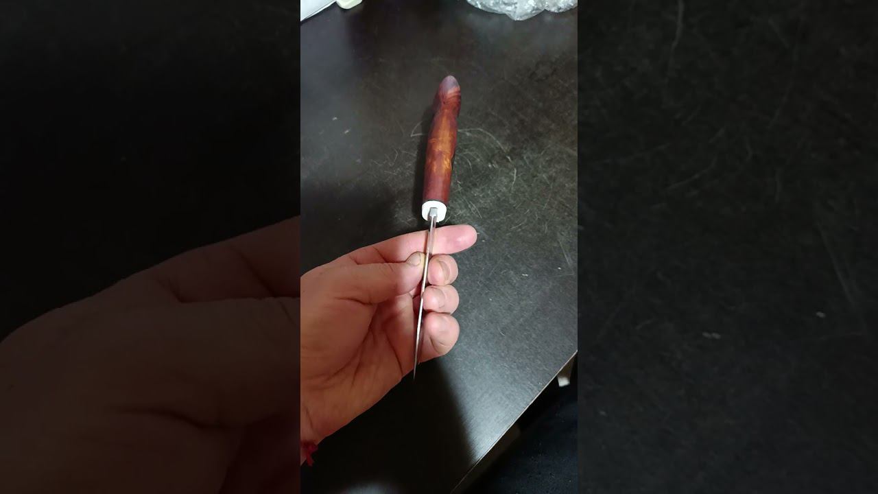 Финка почти готова. Осталось сделать микроподвод и пропитать маслом. смотреть онлайн