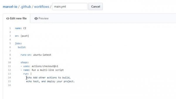 Introduction to GitHub Actions : my website build & deployment