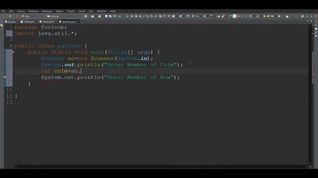 Printing a Square Star Pattern with For Loop in Java смотреть онлайн