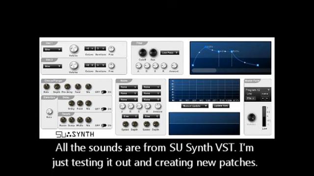 techno tune with SU Synth VST смотреть онлайн