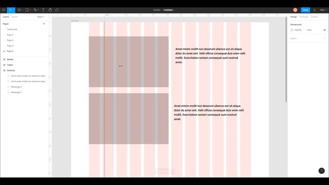 Сетка в дизайне | Модульная сетка в Figma смотреть онлайн