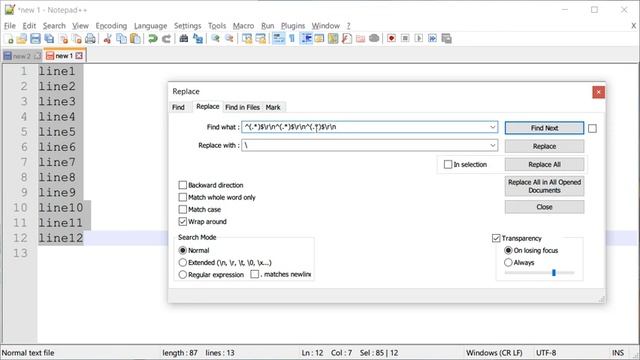 NOTEPAD++ REGULAR EXPRESSION: Rearrange Lines In Notepad++ смотреть онлайн