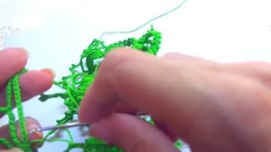 Салфетка "Ромашковая полянка" часть 2 из 2. Вязание крючком.