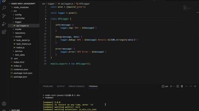 NodeJS REST API With MongoDB- JavaScript EP19 - Logging With Pine Library | Bachina Labs EP55 смотреть онлайн