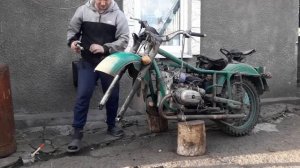 Урал разборка передней вилки