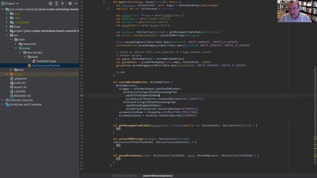 Beam Summit 2021 - Workshop: Step by step development of a streaming pipeline using Scio (Scala) смотреть онлайн