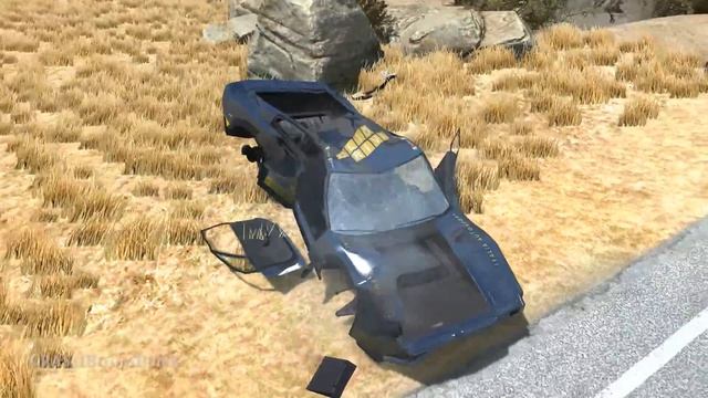 Massive Spike Strip Pileup Crashes #12 – BeamNG Drive | CrashBoomPunk