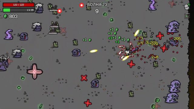 MOD: Legends on League. Ocean Sourge. Угроза 5 - Brotato Mods #161 смотреть онлайн