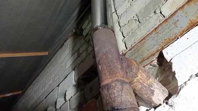 как собрать надёжный дымоход (какую трубу использовать) смотреть онлайн
