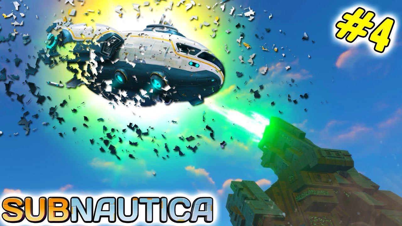 Subnautica #4 Помощи не будет. Огромная Инопланетная пушка уничтожила Космический корабль от FGTV