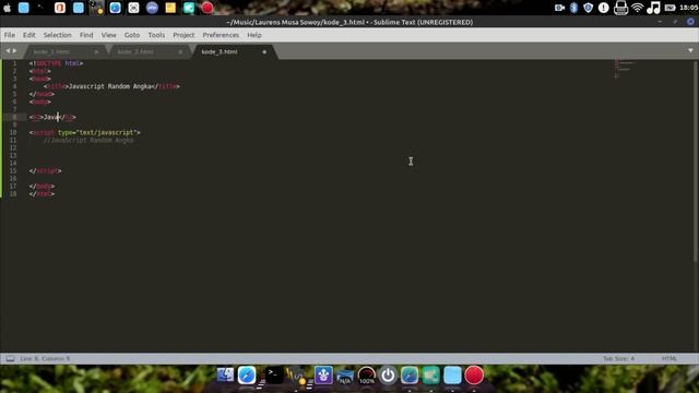 Pertemuan 5 Kode 3 JavaScript Random Number смотреть онлайн