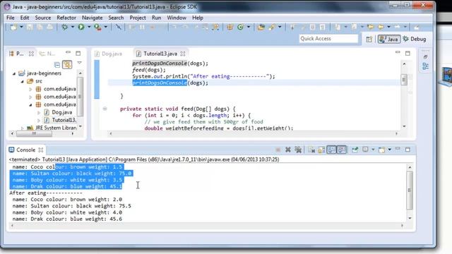 Inheritance. Java development for beginners 14. смотреть онлайн