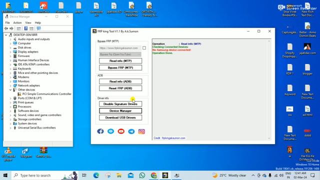 FRP king Tool V1.1 l Samsung FRP Bypass One Click All Android MTP Mode l Samsung MDM Remove Tool ✅ смотреть онлайн