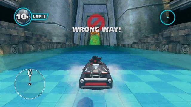 Sonic & All-Stars Racing Transformed Temple Trouble Glitch смотреть онлайн