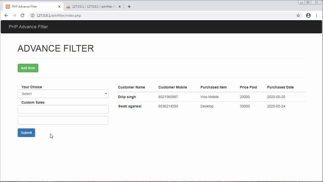 Advanced filter application using PHP and MySQL - Introduction смотреть онлайн