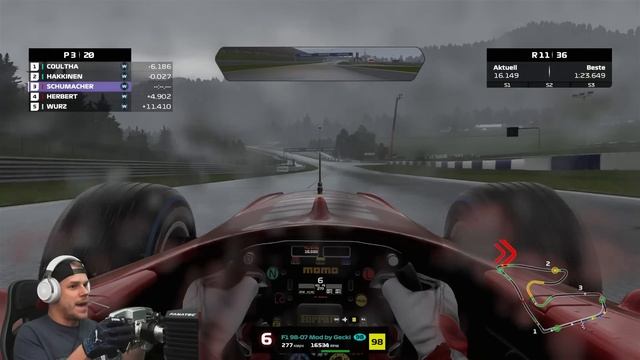 Regenschlacht auf dem A1 Ring! | F1 1998 KARRIERE #7 Österreich GP смотреть онлайн