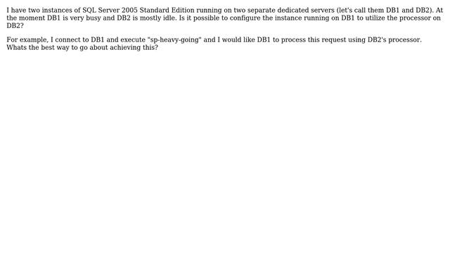 DevOps & SysAdmins: SQL Server 2005: Sharing processors accross multiple distributed instances смотреть онлайн