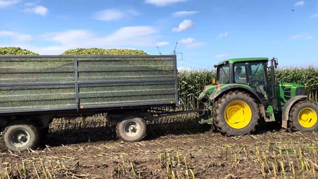 Siláže 2023 | John Deere 8500i, 8110, 7730, 6230, 8R [4K] смотреть онлайн