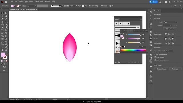 Adobe Illustrator Course | Art Brush - Paint Brush Tool (part 4) - Class 22 смотреть онлайн