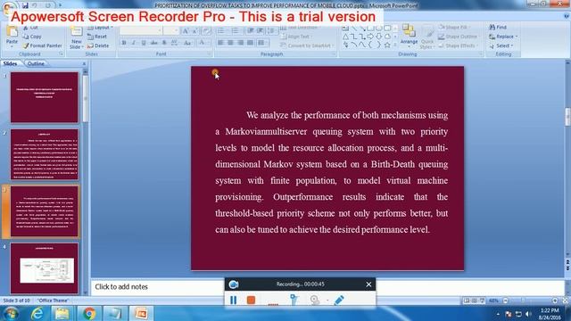 IEEE 2016 2017 JAVA PRIORITIZATION OF OVERFLOW TASKS TO IMPROVE PERFORMANCE OF MOBILE CLOUD смотреть онлайн