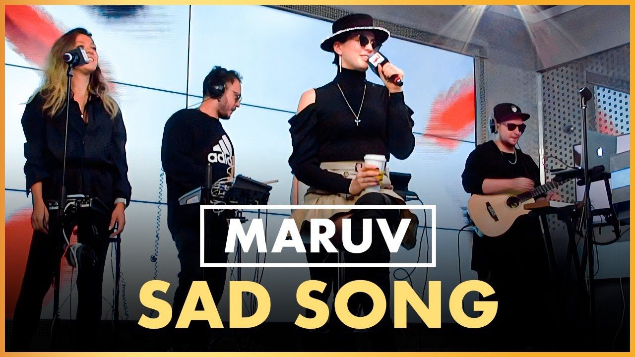 @MARUV - Sad Song, Акустика (Live @ Радио ENERGY)