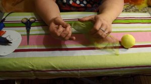 Цветы из органзы: 2 Изготовление сердцевины цветка и листочка под цветок