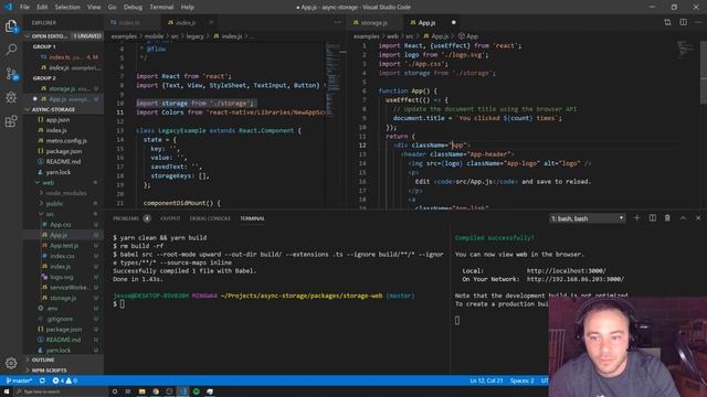 Live Open Source Coding - React Native AsyncStorage смотреть онлайн
