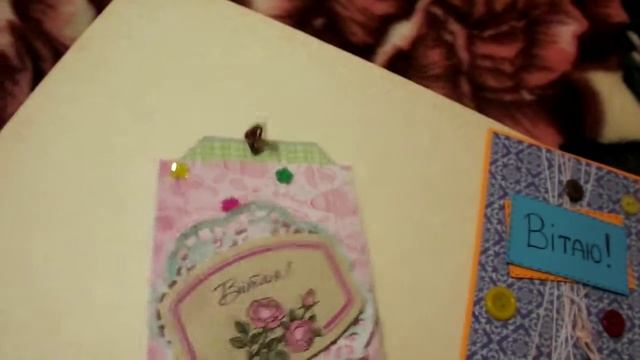 Скрапбукинг. Открытки на день рождения своими руками. смотреть онлайн