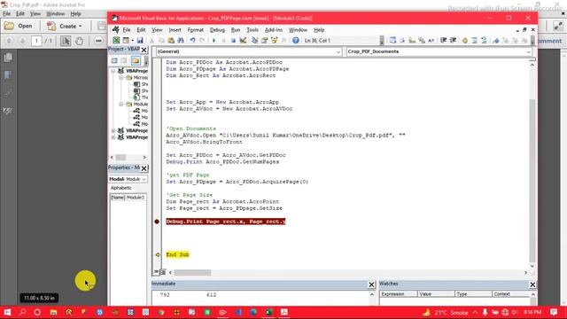 VBA PDF Automation - Crop PDF Page | How to crop PDF document смотреть онлайн