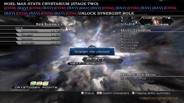 Final Fantasy XIII-2 Max Stats Crystarium (stage 2) смотреть онлайн