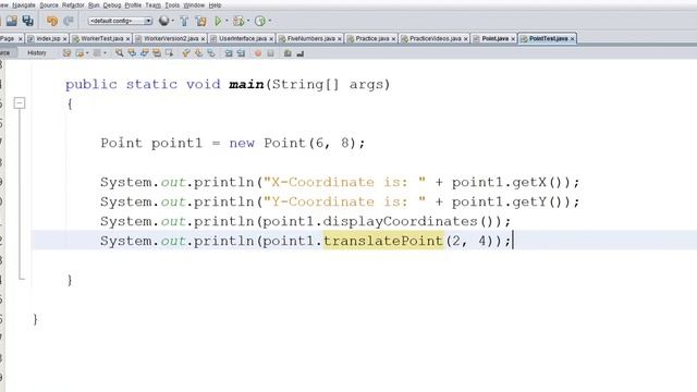 Java Super Point Class with 3D Point Class смотреть онлайн