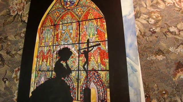 Показываю свои старые рисунки акварелью. смотреть онлайн