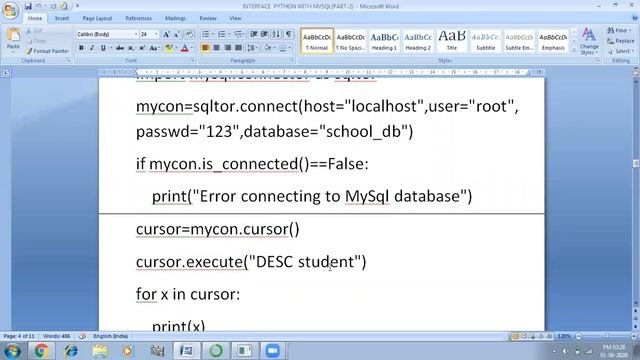 Python Connectivity with MySQL | Implementing SQL Commands using Python Interface | Class 12 | CS смотреть онлайн
