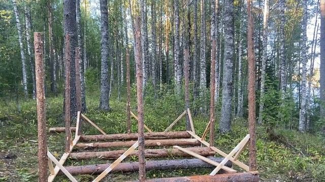 Рыбалка в Карелии. Постройка избы. Фильм 6 Отдых и путешествие смотреть онлайн