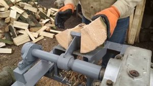 №1 Дровокол редукторный 220 вольт.Wood splitter. Homemade Wood Splitter
